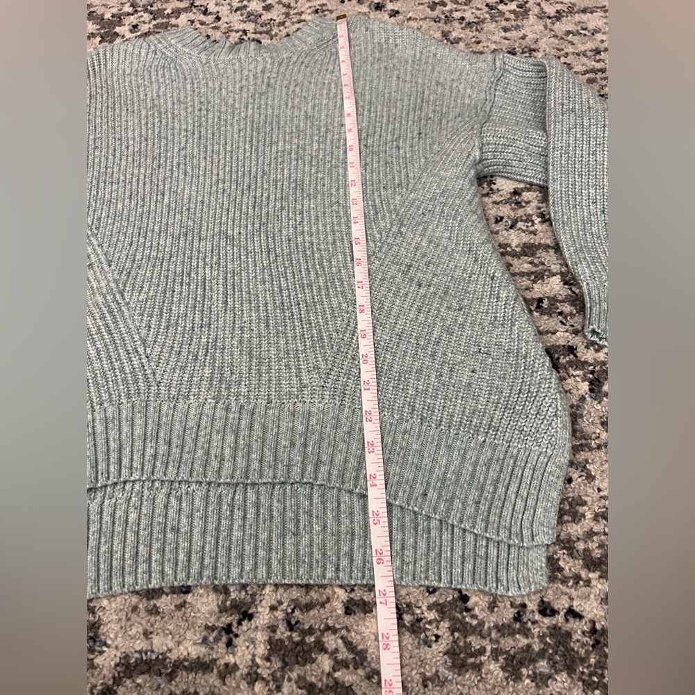 American Eagle Outfitters Knitted Crewneck Side Slit Comfy Cozy Lounge Sweater - Picture 4 of 8